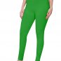 Alisha Women's & Girl's Slim Fitting Cotton Leggings Green