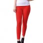Alisha Women's & Girl's Slim Fitting Cotton Leggings Dark Orange