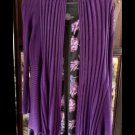 Women purple dress with matching cardigan size Australian 18