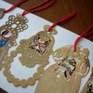 Super Containing Pure Gold Bookmark set--"Beijing opera types of facial makeup in operas"