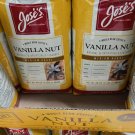 2 BAGS JOSE'S WHOLE BEAN COFFEE VANILLA NUT MEDIUM ROAST 3 LBS (48 OZ)ACH