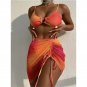 European American New Style Buckle Three-Piece Sexy Bikini Beach Seaside Swimsuit