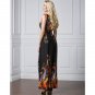 Bohemian Hot-Selling Plus Size Women's Clothing Fat MM Sleeveless Dress Beach Ice Silk