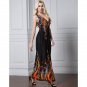 Bohemian Hot-Selling Plus Size Women's Clothing Fat MM Sleeveless Dress Beach Ice Silk
