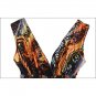 Bohemian Hot-Selling Plus Size Women's Clothing Fat MM Sleeveless Dress Beach Ice Silk
