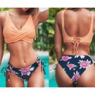Bikini Split Sexy Fashion Swimsuit Small Chest Push-Up Seaside