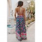 Summer Wrap Breast Women's Digital Print Sexy Beach Jumpsuit