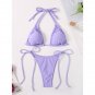 Swimsuit Women Drawstring Laced-Up Split Sexy Bikini