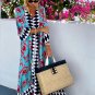 Summer New Style European American Bohemian Fashion Casual Printed Long Skirt