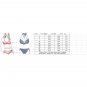 European American New Style Solid Color Neck Laced-Up Swimsuit Feminine Skinny Hollow Beautiful Back