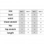 Hollow Triangle Halter Bikini European American Sexy Deep v One-Piece Swimsuit Strap Strappy Hot Spr