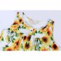 Spring Summer New Style Printed V-Neck T-Shirt Cross-Border European American Sleeveless Loose Top