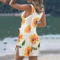 European American New Style Knitted Hollow Vest Blouse Beach Vacation Bikini Outer Short Skirt Sunsc