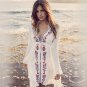 European American New Style Thin Cotton Embroidered Blouse Bikini Jacket Sexy Beach Women Seaside Ho