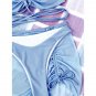 Solid Color Gauze Three-Piece Swimsuit New Style European American Sexy Backless Laced-Up Bikini Spl