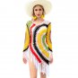 Summer Cool Sun proof Beach Cover Retro Court Hollow out Swimsuit Women