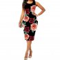 Spring Summer New Style Fashionable Women's Clothing Sleeveless Hip-Covered Printed Dress