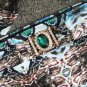 New Style Snake Print Sexy Knotted High Waist Bikini Diamond Swimsuit