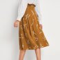 Spring Autumn Skirt Women Small Floral Slimmer Look New Style Long