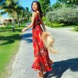 Chiffon Sling Dress Female Seaside Vacation Beach New Style Super Fairy Bohemian Long
