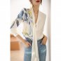 Streamer Silk Shirt Women Autumn Long-Sleeved High-End Printed Design Heavy French Mulberry Top