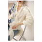 Streamer Silk Shirt Women Autumn Long-Sleeved High-End Printed Design Heavy French Mulberry Top