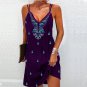 Summer New Style Bohemian Sling V-Neck Dress