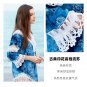 Summer European American Hand Hook Tassel Beach Sunscreen Skirt Bikini Blouse
