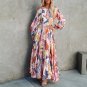 Autumn New Style Large Size Temperament Printed Casual Dress