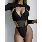 European American New Style Sexy Hot Three-Piece Mesh Swimsuit Bikini