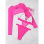European American New Style Sexy Hot Three-Piece Mesh Swimsuit Bikini