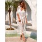 New Style Water-Soluble Embroidered Loose Outer Blouse Seaside Beach Skirt Bikini Sunscreen Shirt Wo