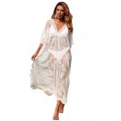 New Style Water-Soluble Embroidered Loose Outer Blouse Seaside Beach Skirt Bikini Sunscreen Shirt Wo
