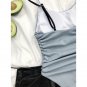 New One-Piece Swimsuit Drawstring Bikini Women
