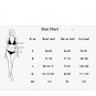 New Style Bikini Solid Color European American Sexy Three-Piece Swimsuit Women