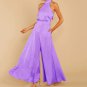 European American Jumpsuit Women Spring Summer Off-The-Shoulder High Waist Wide @-