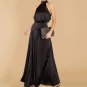 European American Jumpsuit Women Spring Summer Off-The-Shoulder High Waist Wide @-