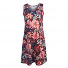 European American Summer New Style Women's Casual Loose Sleeveless Dress