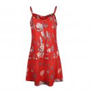 Summer New Style European American Women's Casual Loose Sling Dress