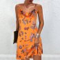 Summer New Style European American Women's Casual Loose Sling Dress