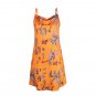 Summer New Style European American Women's Casual Loose Sling Dress