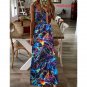 Summer New Style Five-Color Luminous Printed Sling Dress
