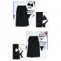 New Solid Color Three-Piece Swimsuit Chiffon Cover Skirt Laced-Up Sexy Bikini