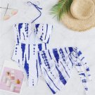New Style Swimsuit Women European American Sexy Two-Piece One-Piece Halterneck Lace-Up