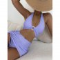 New Solid Color Bikini Three-Piece Swimsuit Hot-Selling Swims