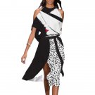 Summer New Style Off-The-Shoulder Face Leopard Print Sexy Dress