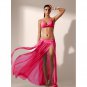 Elastic Waist Sexy Bikini Blouse Dress (Without Bikini)