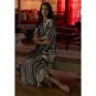 Beach Blouse Black Line Vacation Robe Bikini Sunscreen Women