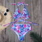 New Style Printed High Waist Split Bikini Swimsuit Women Sexy