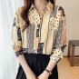 Leopard Print Shirt Women Spring Autumn New Style Korean Version Design Niche Light Mature Versatile